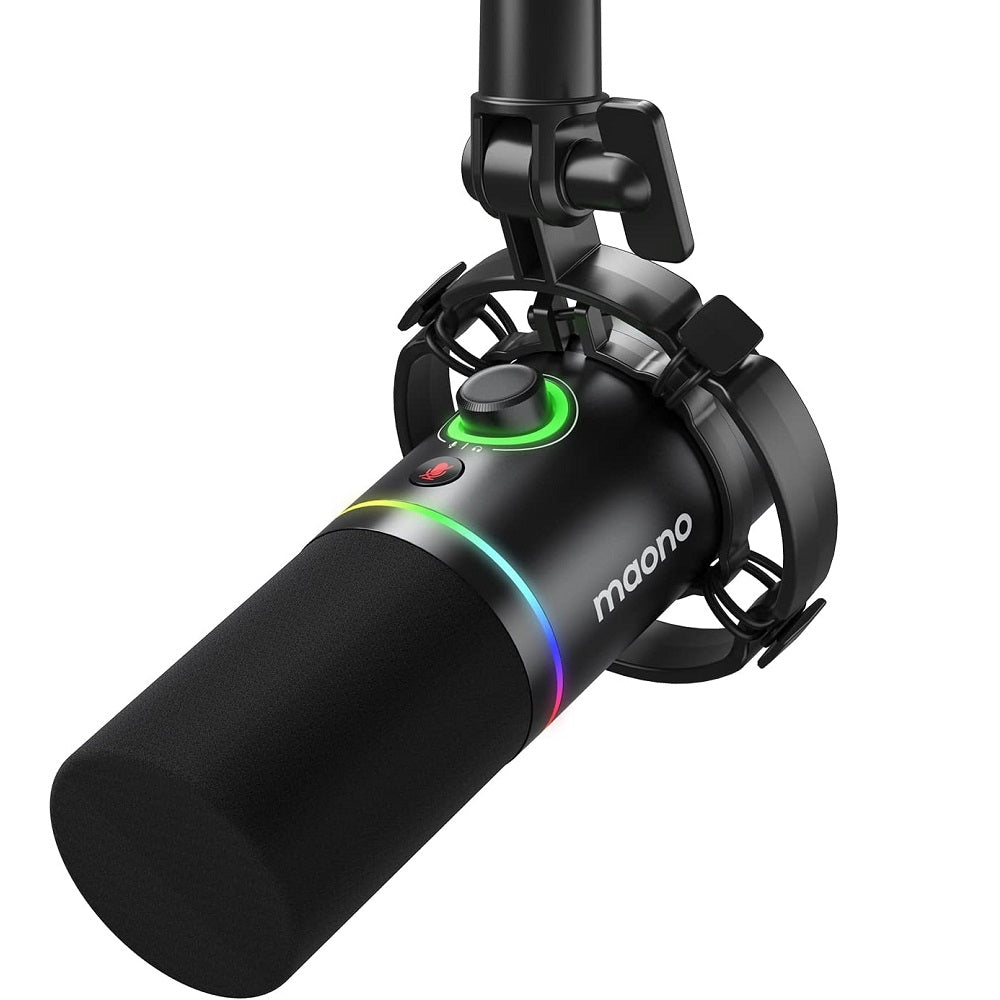 MAONO Microphone PD200X USB/XLR Dynamic Podcasting With RGB Lights MAONO Microphone PD200X USB/XLR Dynamic Podcasting With RGB Lights